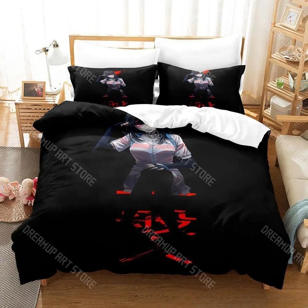 3D Printed Akudama Drive Anime Bedding Set for Boys Girls Duvet Cover And Pillowcase Twin Queen King Full Single Double Sizes