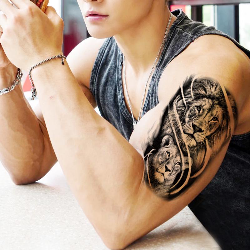 Set mic de tatuaje autocolante totem și simbol impermeabile pentru antebraț