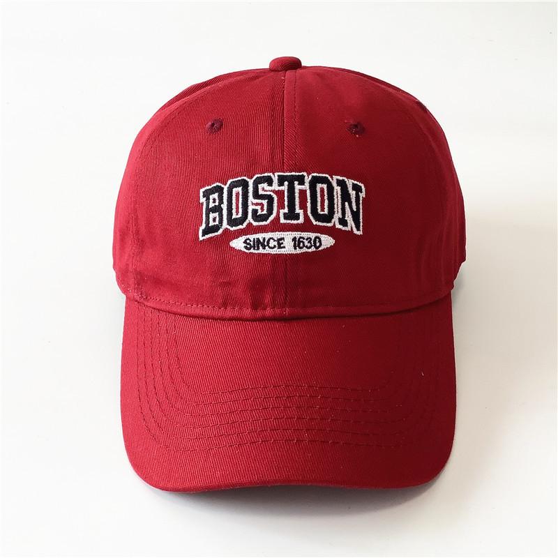American Embroidered Baseball Cap for Women Retro Casual Face Showing Small Soft Top Couple Baseball Cap Men Versatile Sun Protection Cap