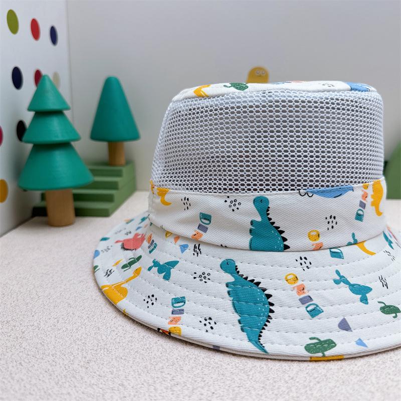 Breathable Baby Sun Hat - Summer Style Mesh Bucket Hat with Sun Protection