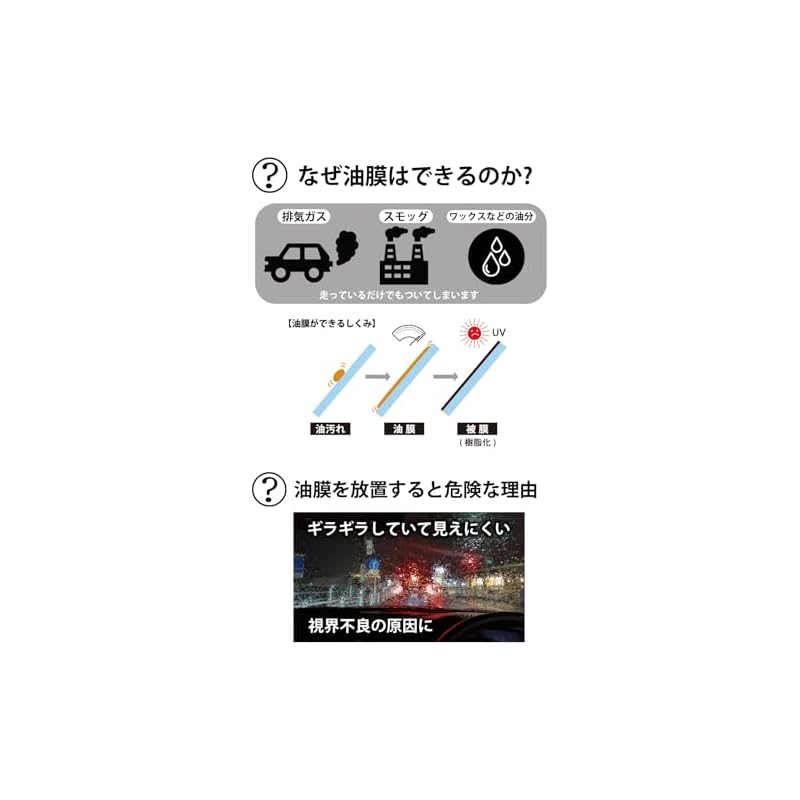Prostaff Car Wash Supplies Window Glass Oil Film Remover Kiirubin Gold 200g with Sponge Glass Cleaner Water Stain Remover A-11