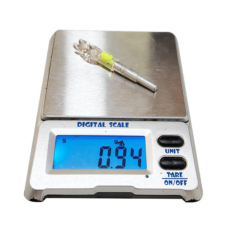 4.2mm LED Lighted Archery Nock for Arrow Loss Prevention, Compound & Recurve Bows, Switch Card String Light-Up Feature