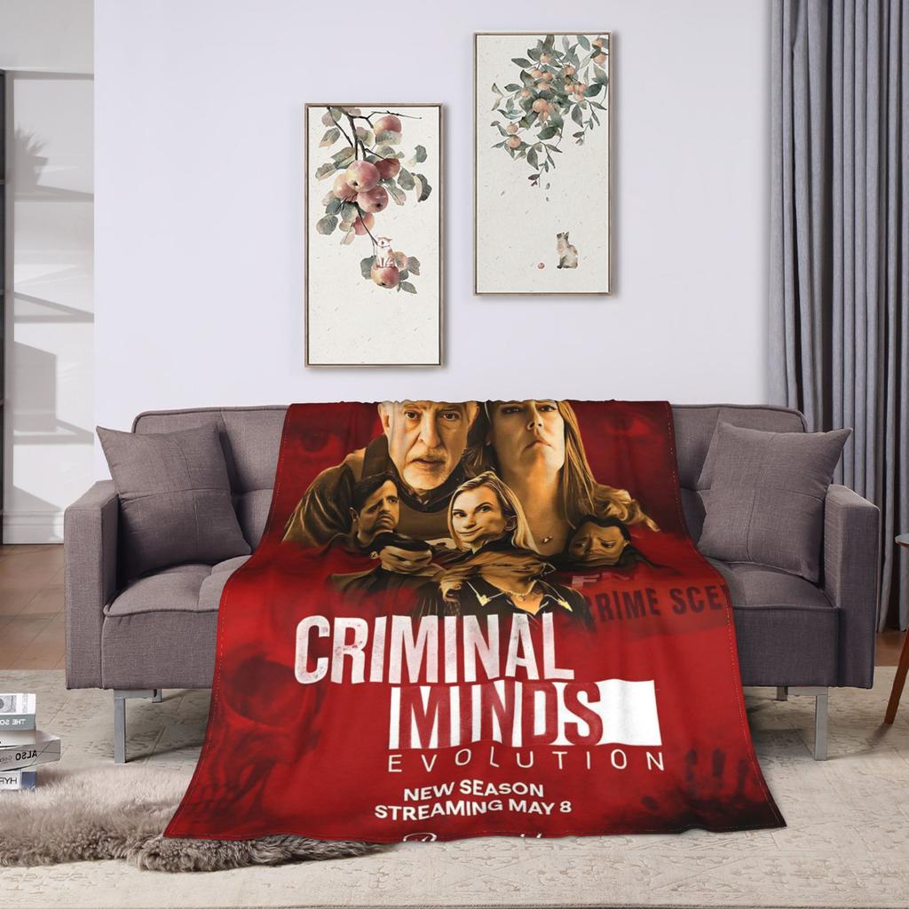 Criminal Minds Spencer Reid  Flannel Blanket Soft Bedding Throws for Outdoor Airplane Travel Pattern Bedspread Sofa Bed Cover