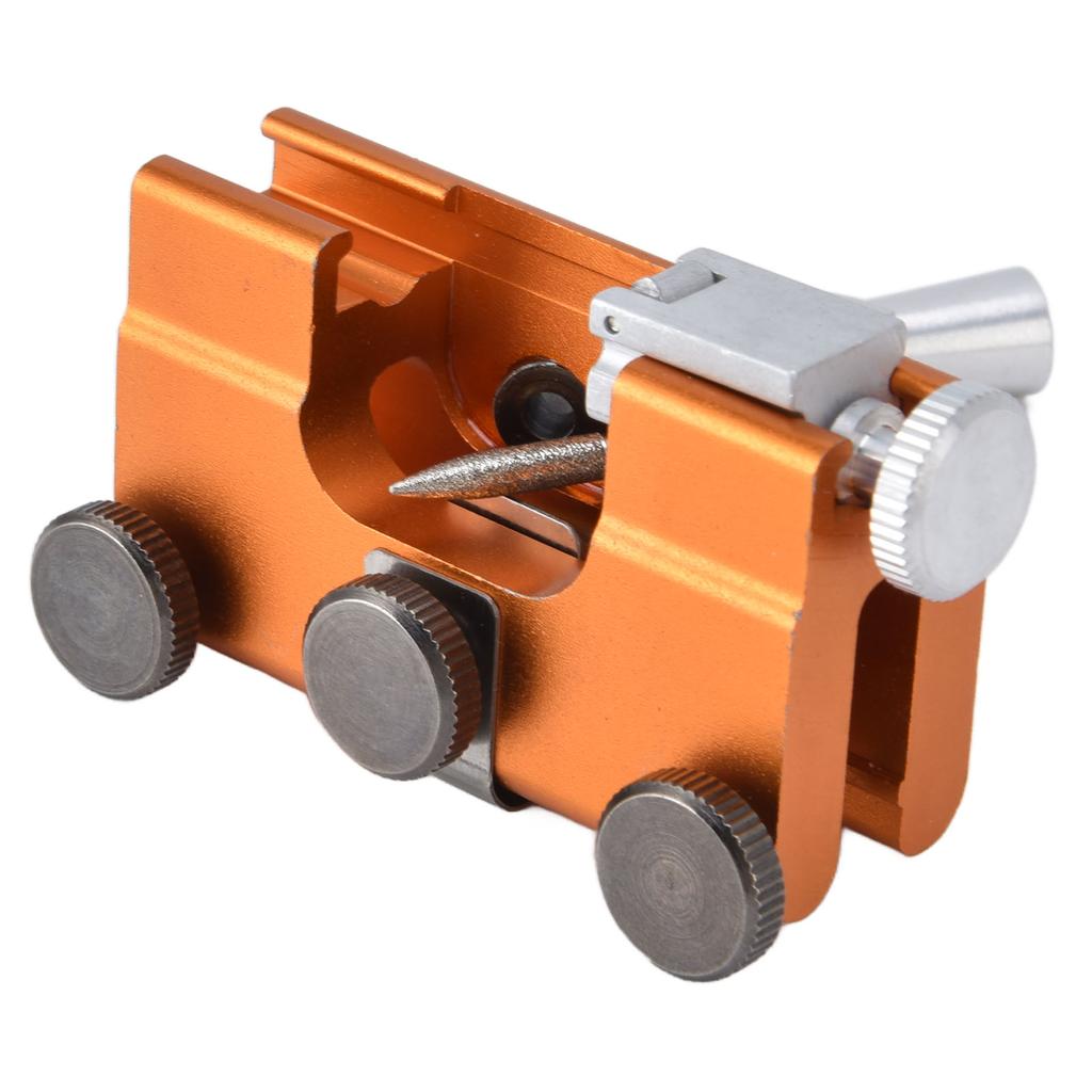 Chainsaw Sharpening Jig Portable Hand Crank Chain Sharpener for Lumberjack Garden Worker Yellow
