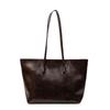 Fashion large-capacity tote bag women's Maillard high-end bag women's large-capacity autumn and winter versatile armpit bag