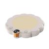 Flower Shaped Thermostatic Coaster Adjustable Temperature Electric Heating Cup Pad  Dormitory