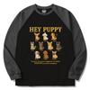 Seupeullaesikodeu Raglan Long Sleeve Black - Hey Puppy