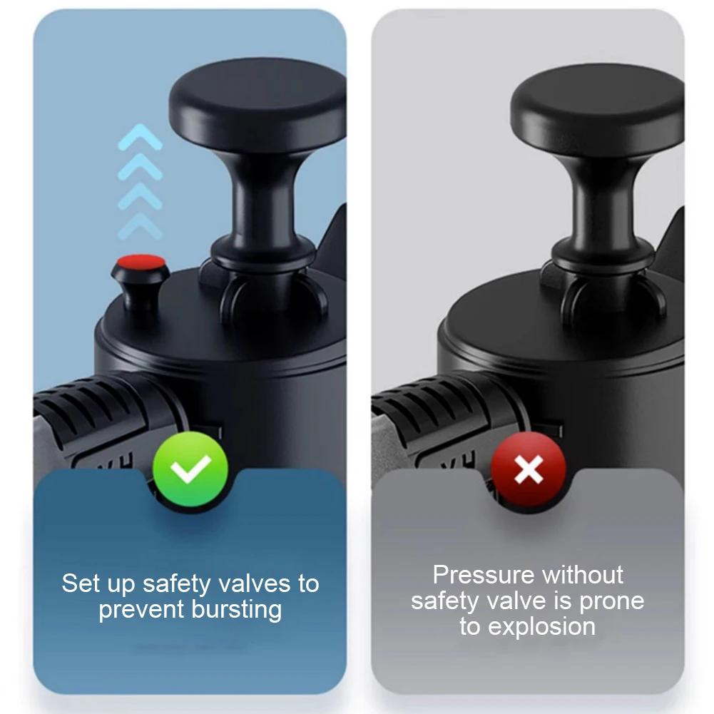 2L Car Wash Snow Foam Sprayer Corrosion-Resistant Pressure Atomizer Hand Pump Wash Spray Bottle for Car Home Cleaning Tools