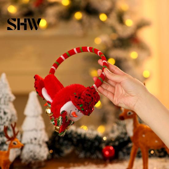 Cold Weather Accessories for Outdoor Activities Christmas Earmuffs, Winter Warm Ear Warmers, Seasonal Festive Pattern Muffs Eve Prints And Parties