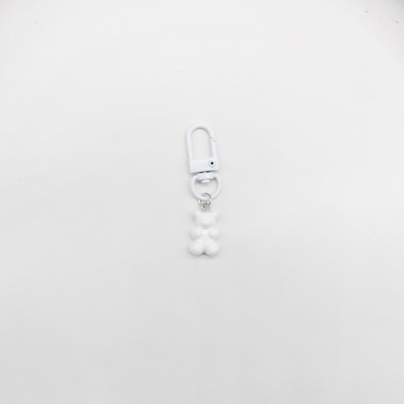 Colorful Candy Bear Keychain - Cute Cartoon Animal Charm for Girls' Bags