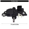 Car Engine Alternator Generator Voltage Regulator 12V Stable Output Accessories For F00M145296 Models Easy Installation