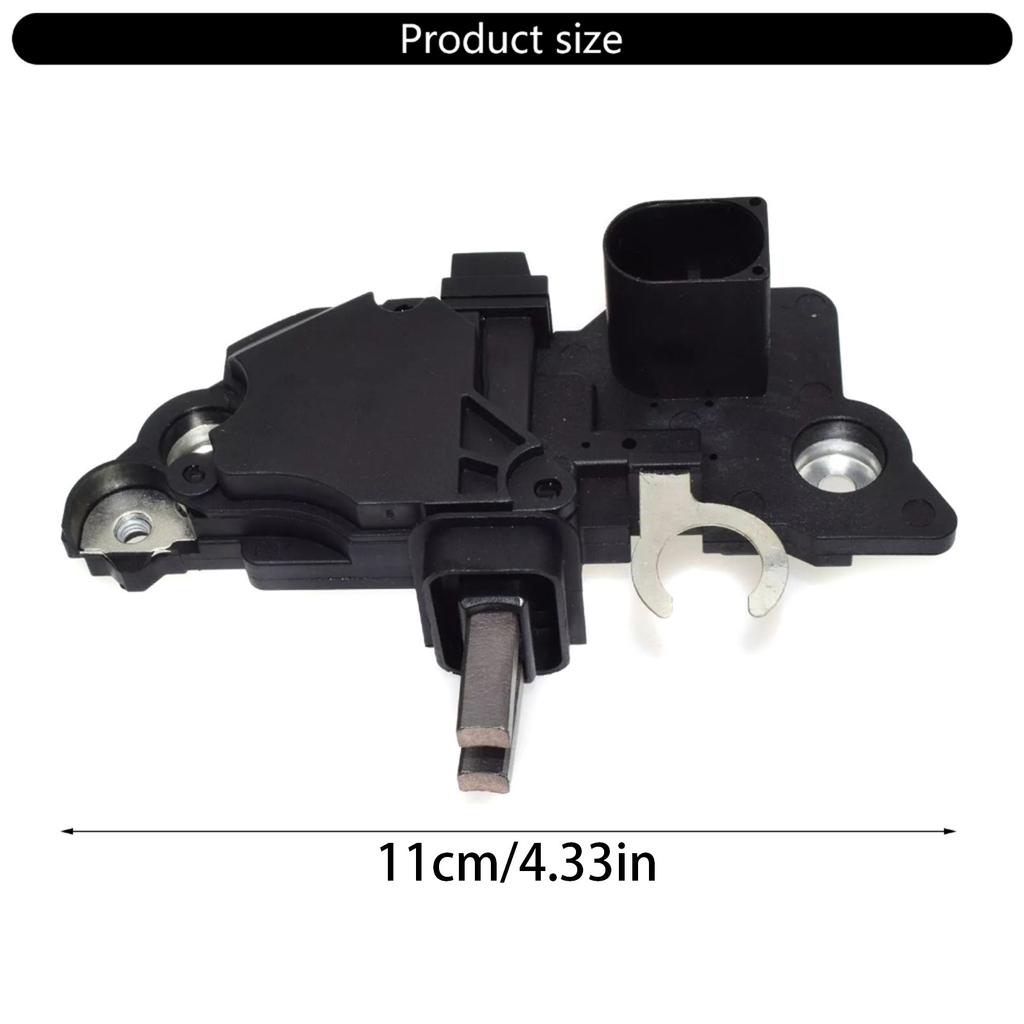 Car Engine Alternator Generator Voltage Regulator 12V Stable Output Accessories For F00M145296 Models Easy Installation