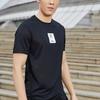 Li Ning Training Series Fitted Round Neck Short Sleeve T-Shirt Men Tops Black ATSQ229-2