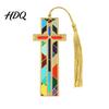 Decorative Page Marker Stained Glass Art Metal Bookmark Book with Classical Style