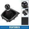 5 Speed Manual Gear Shift Knob W Gaiter Boot ONE  for Volkswagen Golf MK5