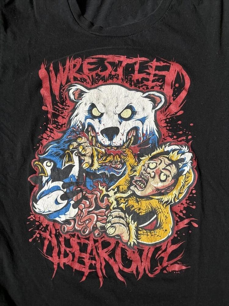 VTG Iwrestledabear wbr/ once Band Album Heavy Cotton Black S-5XL T Shirt EN821 Unisex T-Shirt XXXXL