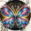 Vintage Butterfly Mandala Metal Wall Art Rustic Home Decor Gift