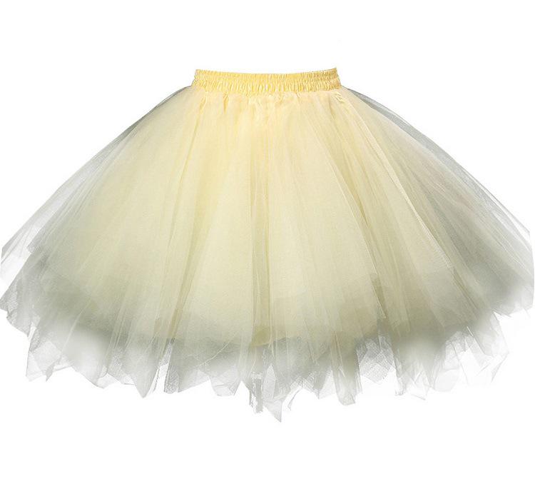 Mesh Princess Tutu Skirt for Kids - Puffy Ballet Dance Costume Skirt