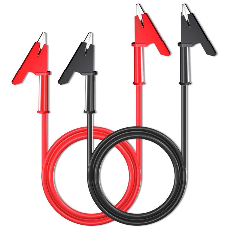 Universal High Current Alligator Clip Test Lead for Automotive Electrician Testing