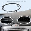 1/4Pcs Car Air Conditioning Trim Outlet Decoration Circle Ring Sticker for Ford Focus 2 MK2 2005-2013 Auto Interior Accessories