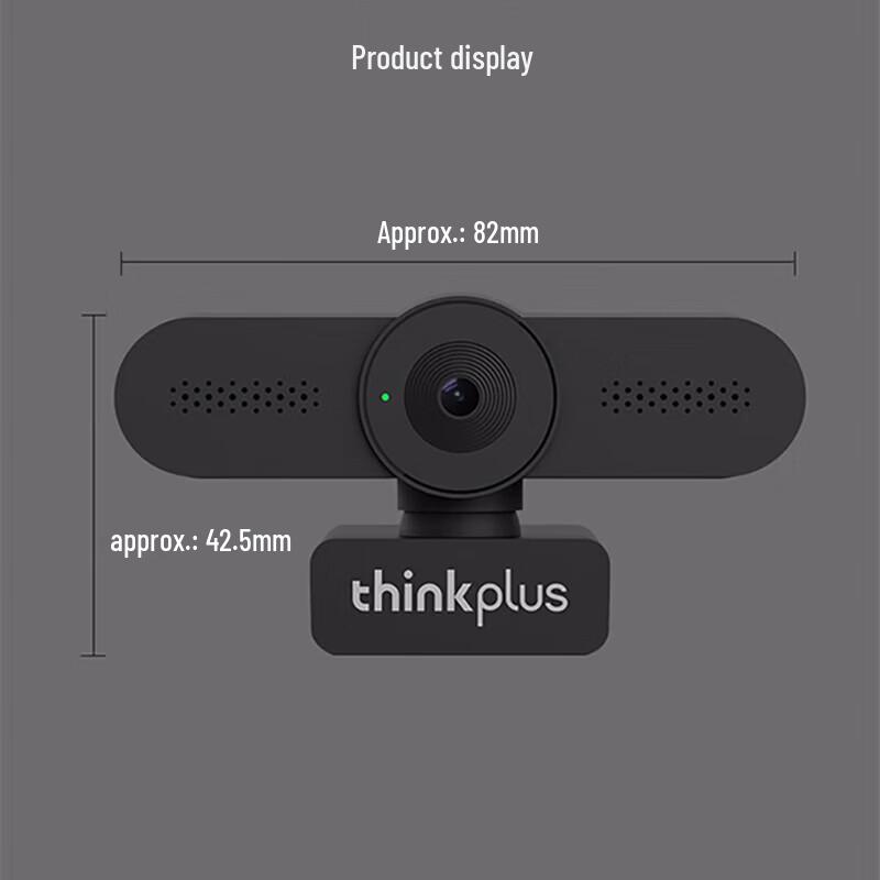 Lenovo WL22A 1080P Webcam with Dual Noise-Cancelling Mics