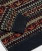 Ledeutonido Fair Isle Wool Knit Sweater Navy
