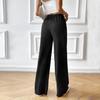Women's Autumn Winter New Style Loose Casual Solid Wide Leg Pants
