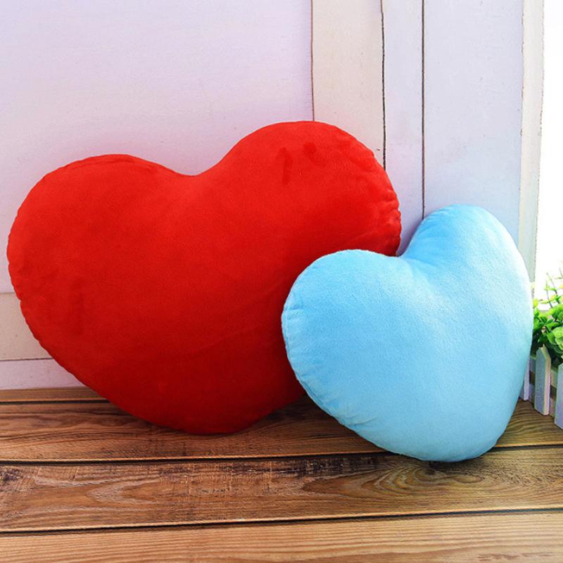 20/30Cm Heart Plush Toys Soft Cute Fuzzy Throw Pillow Toy Lovely Gift For Birthday Valentines Day Soft Stuffed Pillow