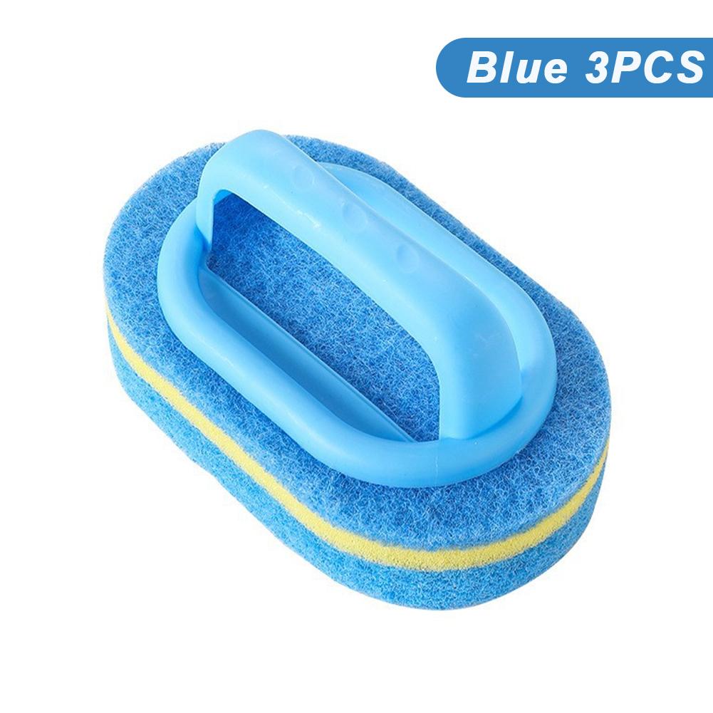 

3 шт. Губка для чистки с ручкой Щетка для мытья плитки в ванной Губка для чистки кухни и ванной Принадлежности для уборки дома