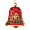 Big Foot Christmas Bell Ornament Metal Bell Christmas Tree Hanging Pendant Holiday Stocking Stuffers Gifts for Big Foot Lovers