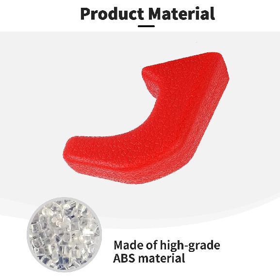 JWWY Bumper Tow Hook Covers Tow Trailer Hitch Receiver Cover Towing Hitch Rubber Sleeve Protector Cover Trim Fit for 2007-2025+Jeep Wrangler JL