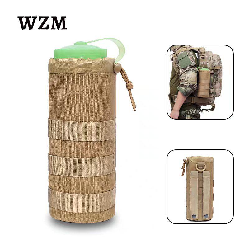 Camouflage Tactical Molle Mesh Water Bottle Sleeve - Lightweight and Hot Selling