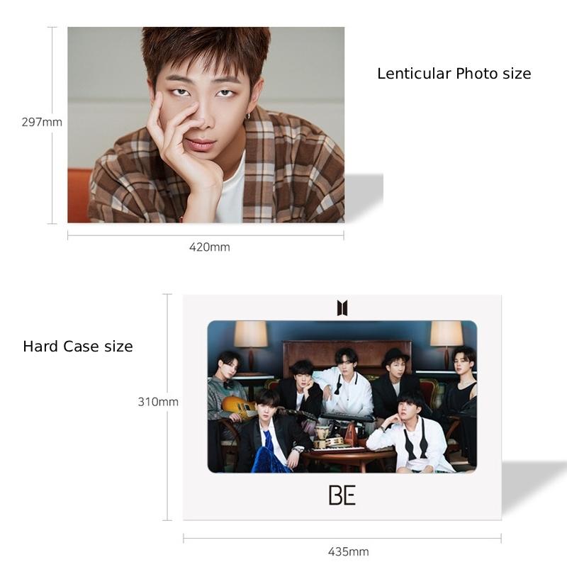BTS BE Ver. 3D Lenticular Photo - V ,Official, Original, Authentic, KPOP