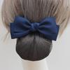 Women's Professional Hair Net Bow Clip for Work: Ideal for Hotel, Bank, Nurse, Flight Attendant, and Updo Styles.