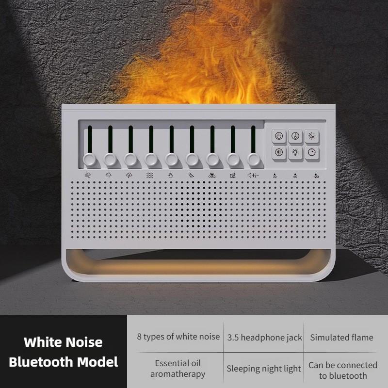 800mL Large Capacity Flaming Aroma Diffuser Humidifier Home/Office Desk Decor LED Flame Effect Essential Oil Diffuser