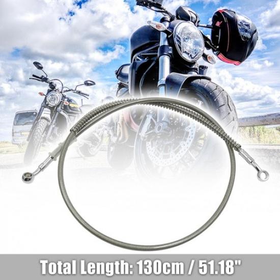 

Universal 130cm Stainless Steel Clutch Hydraulic Oil Hose Line for Motorcycle