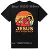 Herrenbekleidung Jesus hat deinen Rücken Jiu Jitsu Vintage Christliche Kurzarm-Tops Männlich Kawaii Kleidung Übergroßes T-Shirt Hombre