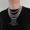 Unisex Titanium Steel Cuban Link Necklace – Trendy, Simple, and Versatile Clavicle Chain