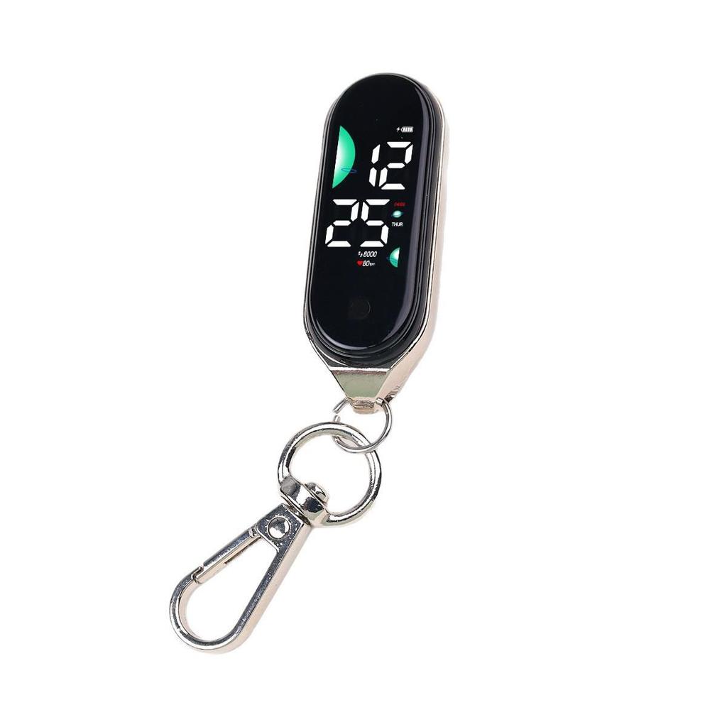 2026 Waterproof LED Touch Keychain Watch - Luminous Display