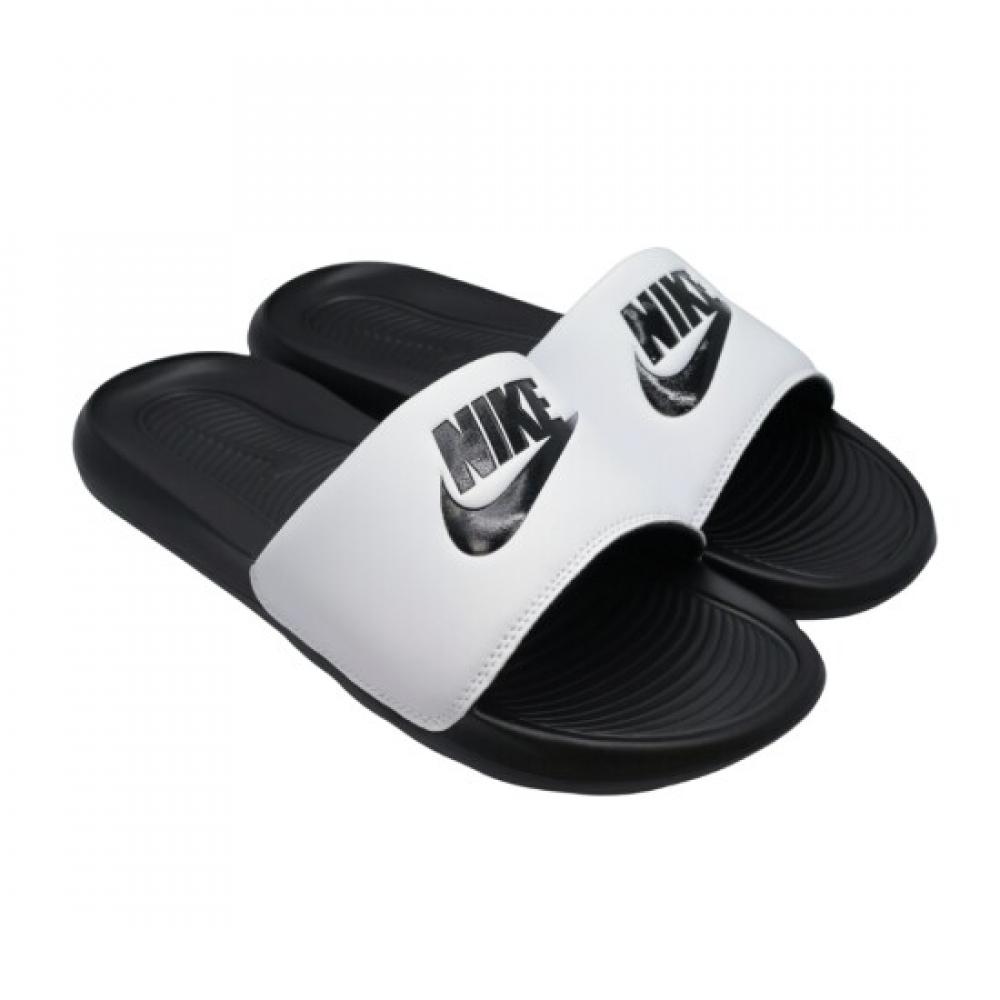 Nike Victory One Slide Cushion Slipper White Black Cn9675 005