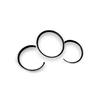 1 Set Matt Carbon Fiber Style Dashboard Dial Gauge Rings Bezel Trim for Porsche 986 Boxster