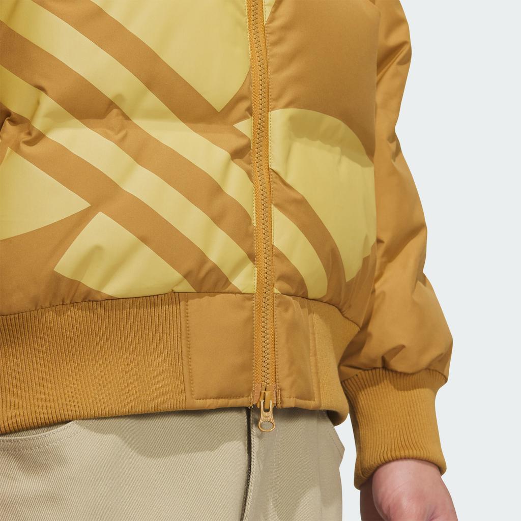 Adidas Originals Chillax Lwd Comfortable Casual Warm Versatile Down Jacket Unisex Outerwear Light-Brown JL8411