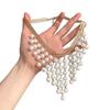Multi layer tassel pearl necklace, collarbone sweater chain jewelry, banquet party evening dress accessories