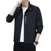 Baseball Collar Spring and Autumn Solid Color Versatile Casual Korean Version Loose Stand-up Collar Top Jacket Jacket