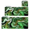 Computer Mouse Pad Strata Liquid Gaming Accessory Mousepad Black White Large Desk Mat Gamer Rubber XXL x Mause Carpet Run