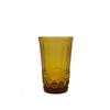 European-Style Embossed Glass Cup - Perfect for Water, Juice, or Mouthwash.