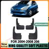 Speciální blatníky a zástěrky pro přední a zadní kolo pro vůz Dongfeng Peugeot PEUGEOT 206 (1998-2012)