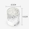 Water Ripple Atmosphere Night Light Portable Bedroom Lamp USB Charging Acrylic Lampshade Wireless for Home Furnishing Decoration