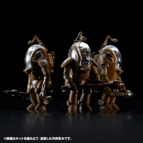 Kaiyodo Artpla ARTPLA P.K.A. (Set of 3) P.K. Ape 1/35 Scale Unpainted Plastic Model Kit