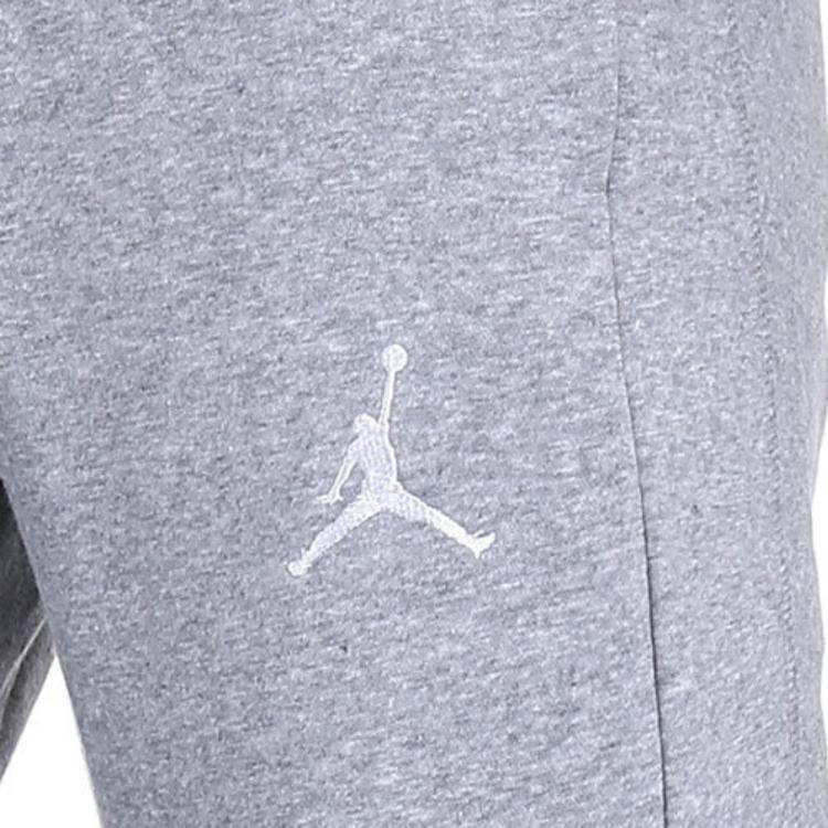 Air Jordan FLIGHT FLEECE Fleece Lined Casual Sports Long Pants Light Grey Men's AH3933-063